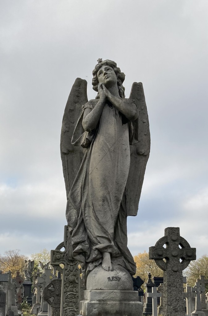 Angel memorial, Rock Cemetery, Nottingham.