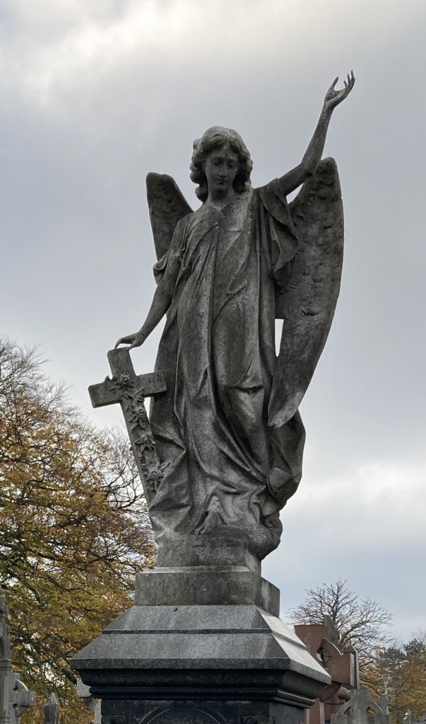 Angel memorial, Rock Cemetery, Nottingham.