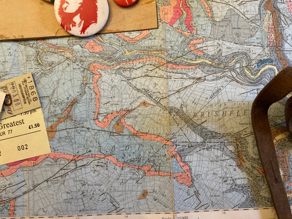 Geological map of Millers Dale