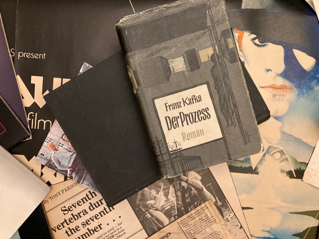 Old copy of Franz Kafka "Der Prozess" (The Trial).