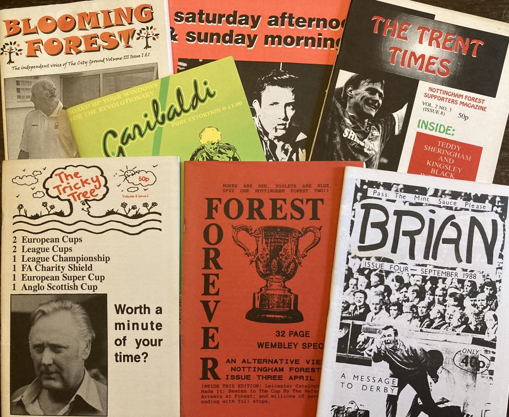 A selection of seven Forest Fanzines from the late 80s and early 90s.