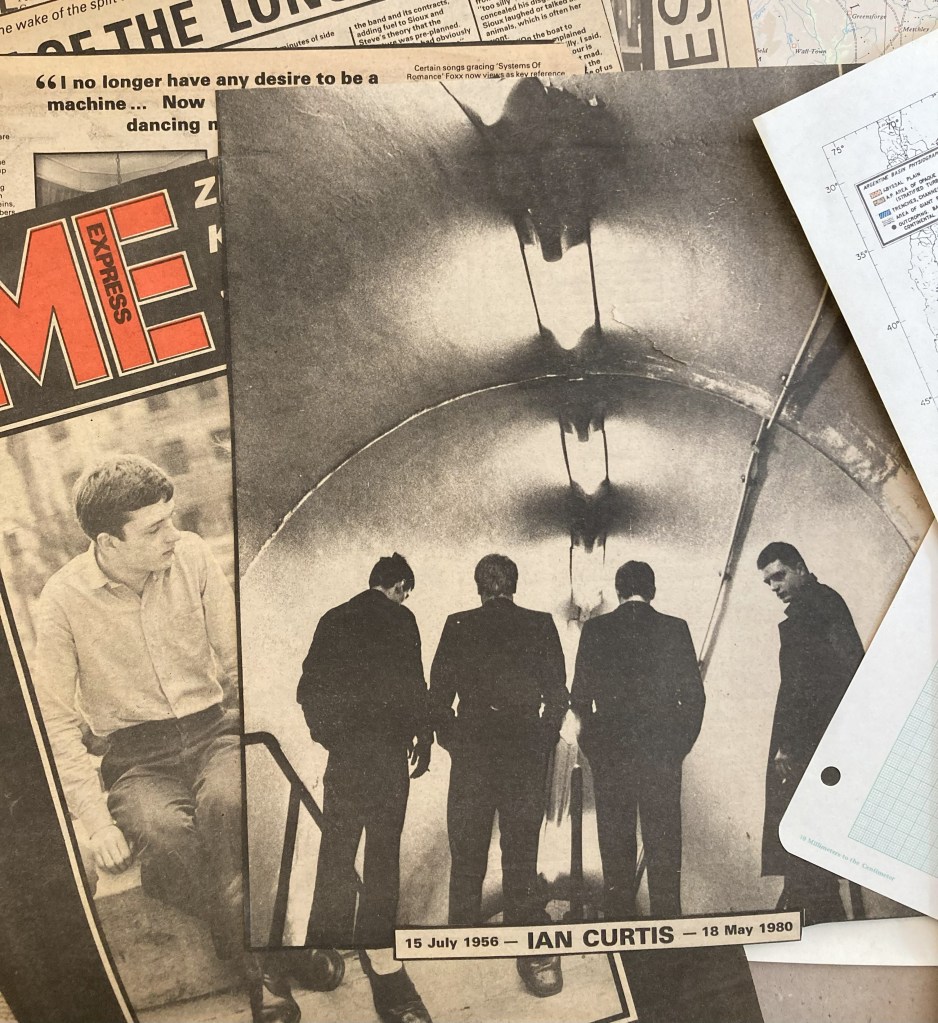Front cover of NME, 14 June 1980,  Ian Curtis Memorial Issue.