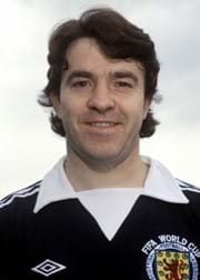 John Robertson in Scotland colours.