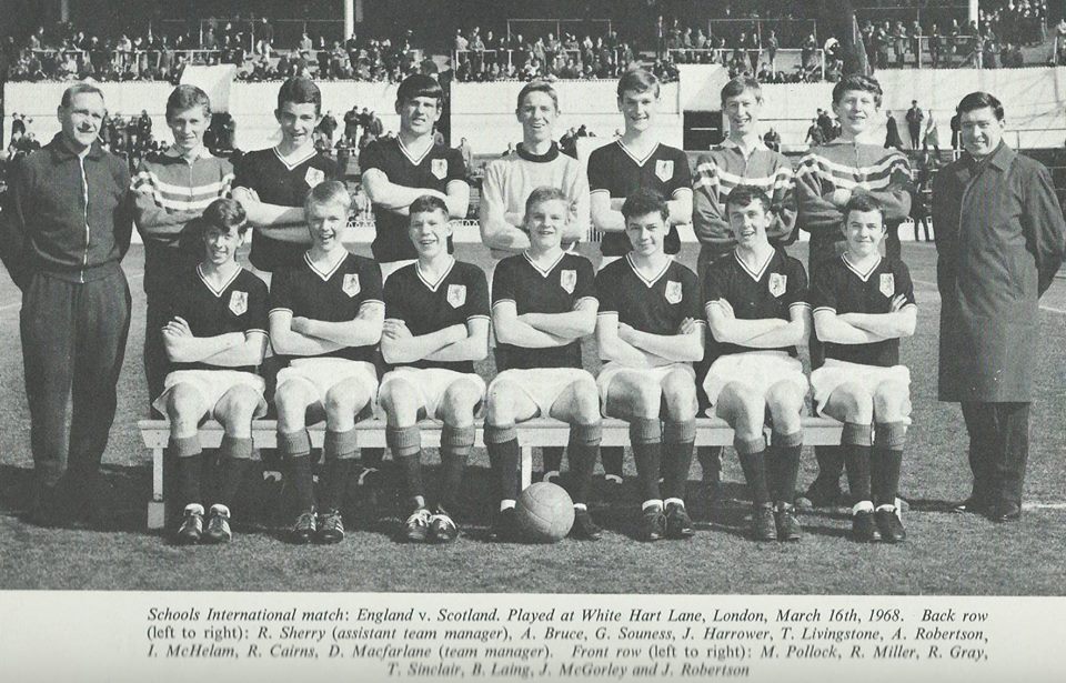 Scotland Schools team, 1968.