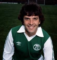 Peter Cormack in Hibs colours, 1980.