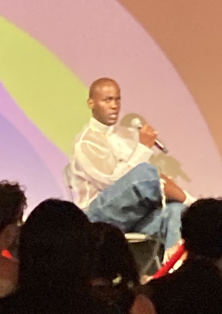 Ncuti Gatwa Q&A at Pilton Palais, 2025.