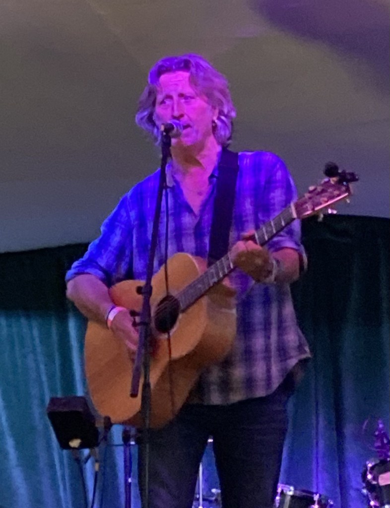 Steve Knightley performing somewhere at Glastonbury